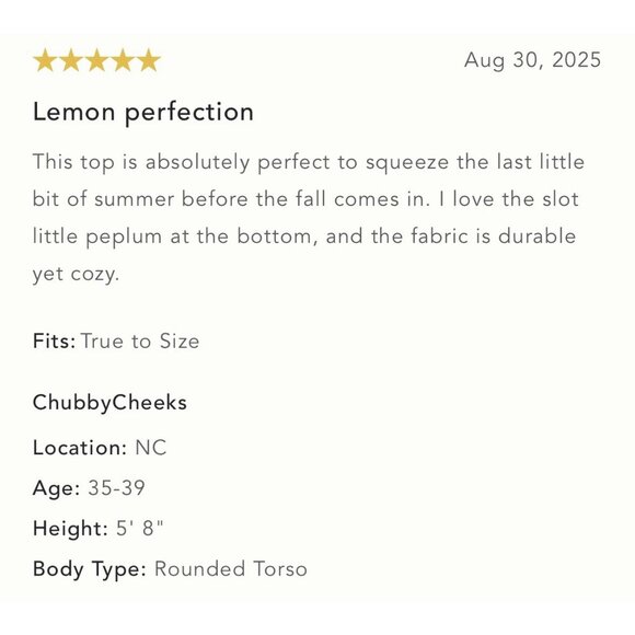 NWT Size M - Anthropologie lemon Ruched Peplum Blouse (NWT US$ 118) - Picture 4 of 16